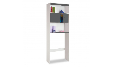 Meuble WC gris