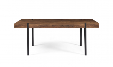 Table à manger Hudson 200cm + 6 chaises Suedia multicolores