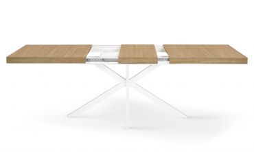 Table repas extensible pieds spider extensible