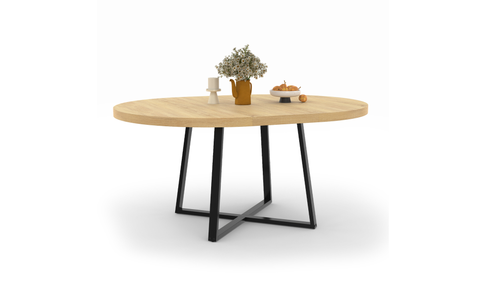 Table à manger extensible Sana 120-160 cm