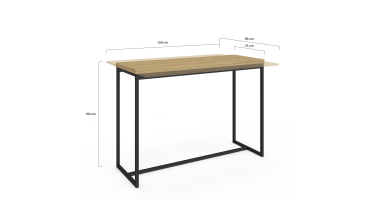 Table repas console dépliable Memphis