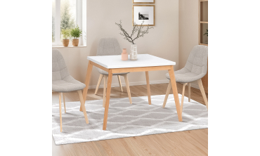 Table repas scandinave pliable