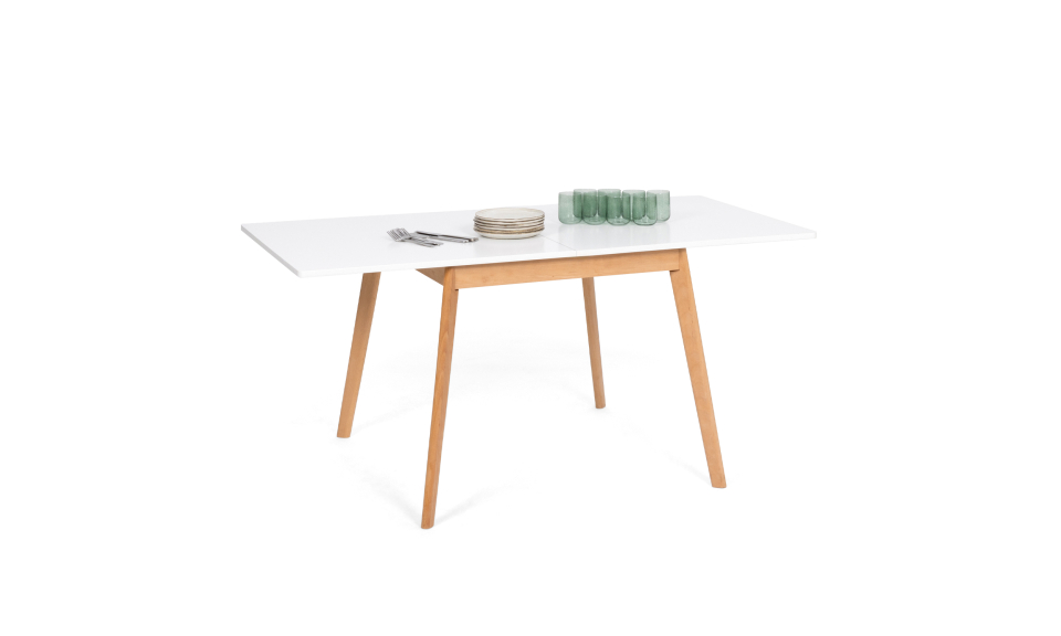 Table repas scandinave pliable