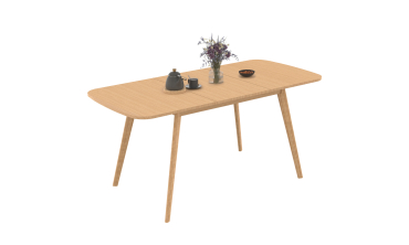 Table repas extensible Venezia 120-160cm