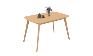 Table repas extensible Venezia 120-160cm