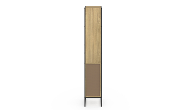 Colonne de salle de bain Memphis 1 porte avec miroir 170cm