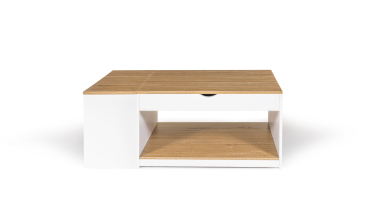 Table basse relevable + coffre Elina