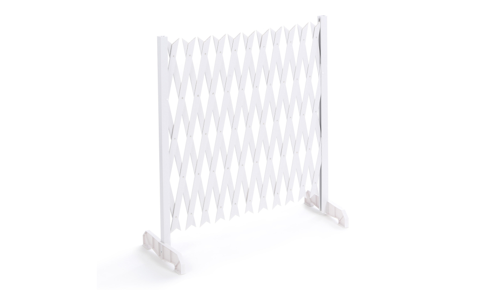 Barrière extensible plastique blanche Barrière extensible plastique blanche