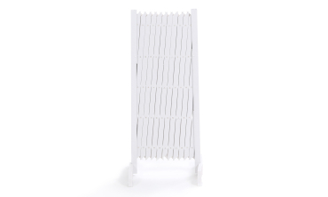 Barrière extensible plastique blanche