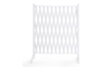 Barrière extensible plastique blanche