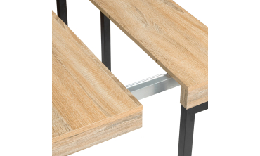 Console extensible memphis 140 cm