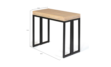 Console extensible memphis 140 cm