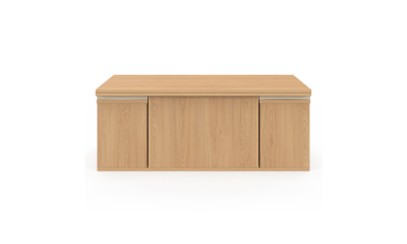 Table basse Tania 2 en 1 avec plateau dépliant et 4 assises