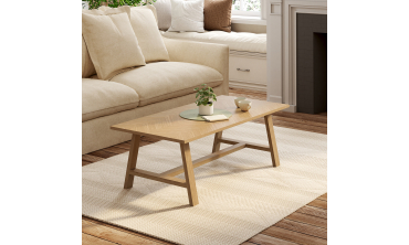 Table basse Gustave effet chevron L110cm
