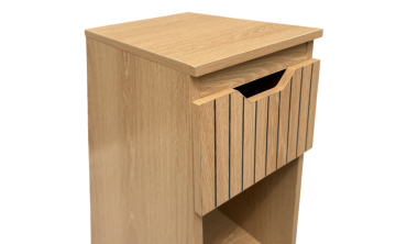 Tables de chevet Faustine avec 1 tiroir - lot de 2