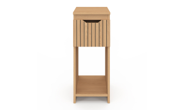 Tables de chevet Faustine avec 1 tiroir - lot de 2