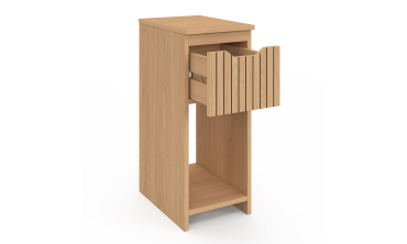 Tables de chevet Faustine avec 1 tiroir - lot de 2