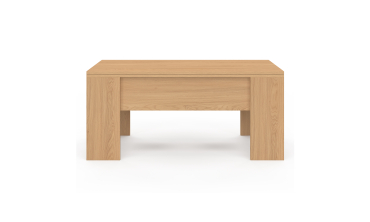 Table basse Albane avec plateau relevable et dépliant