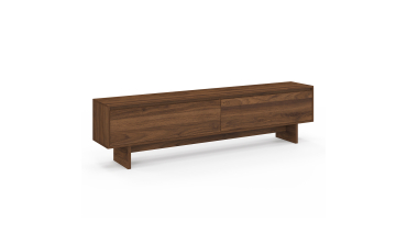 Meuble TV Yumi effet noyer