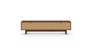 Meuble TV Yumi effet noyer