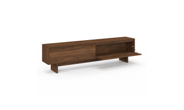 Meuble TV Yumi effet noyer