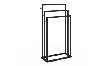 Porte-serviettes 3 niveaux en métal
