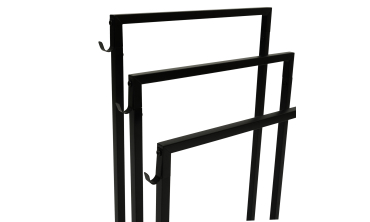 Porte-serviettes 3 niveaux en métal