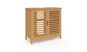 Meuble sous vasque sur pieds Maya 2 portes