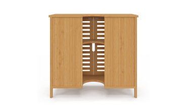 Meuble sous vasque sur pieds Maya 2 portes
