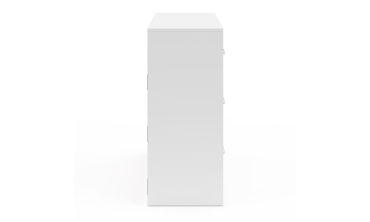 Commode Uma 6 tiroirs blanc