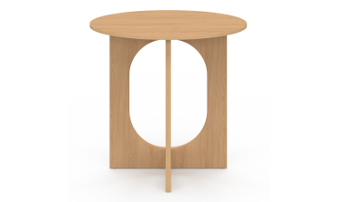 Table à manger ronde Mathis bois Ø80cm