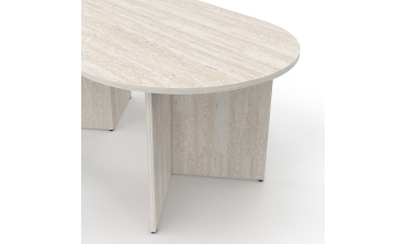 Table basse Gabin effet travertin L110cm