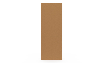 Etagère organique 6 compartiments blanche 160cm
