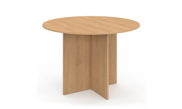 Table à manger ronde Ophélia bois Ø110cm