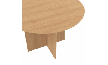 Table à manger ronde Ophélia bois Ø110cm