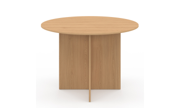 Table à manger ronde Ophélia bois Ø110cm