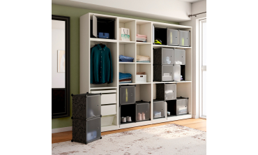 Armoire de rangement multifonction 16 cubes