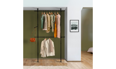 Penderie télescopique H278cm
