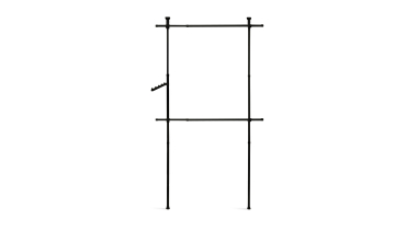 Penderie télescopique H278cm