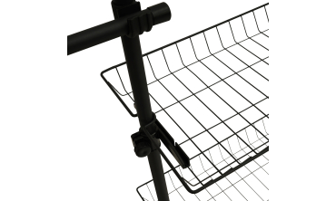 Penderie télescopique double avec rangements intégrés H278cm