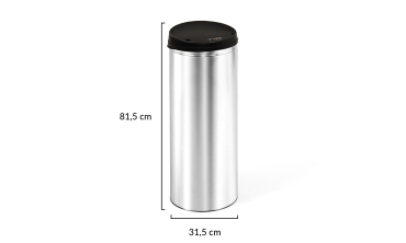 Poubelle automatique ronde 50L
