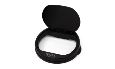 Poubelle automatique ronde 50L