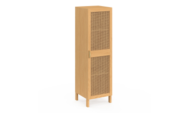 Armoire Eve 1 porte cannage H120cm