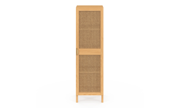 Armoire Eve 1 porte cannage H120cm