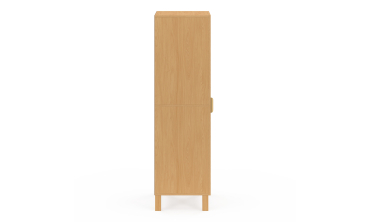 Armoire Eve 1 porte cannage H120cm