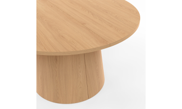 Table basse ronde Elvis bois Ø70cm