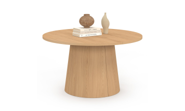 Table basse ronde Elvis bois Ø70cm