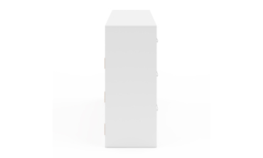 Commode Uma 9 tiroirs blanc