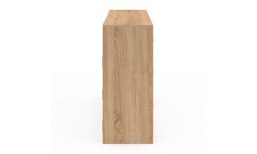 Commode Uma 9 tiroirs bois et blanc