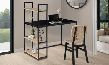 Bureau bibliothèque 2 en 1 Manhattan